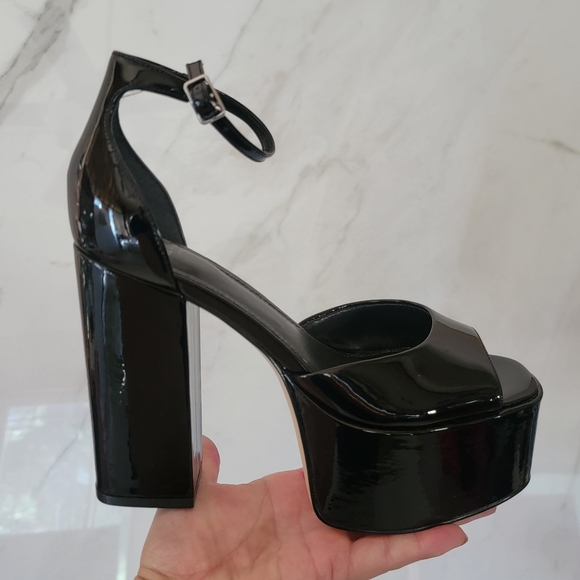 Marc Fisher Anklestrap Open toe block heel platform sandals Size 6.5 - Picture 10 of 11